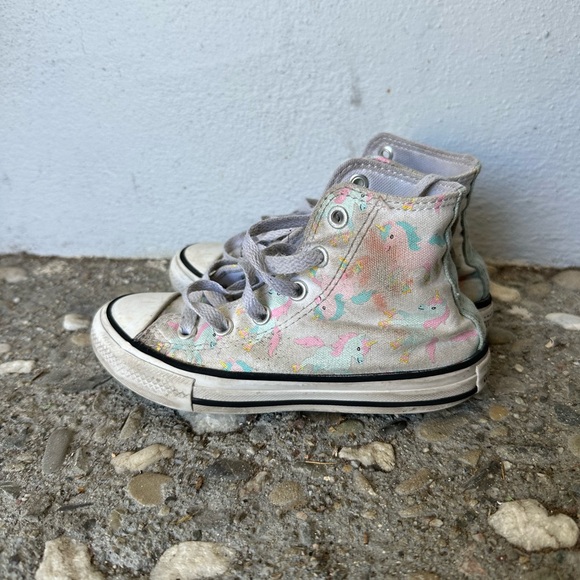 Converse Girls All Star Unicorn High Tops - Picture 3 of 5